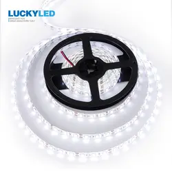 LUCKY светодиодный 5 м светодиодный светильник 2835 5050 SMD 60 светодиодный s/M водонепроницаемый гибкий светодиодный лента 12 В декоративная лента