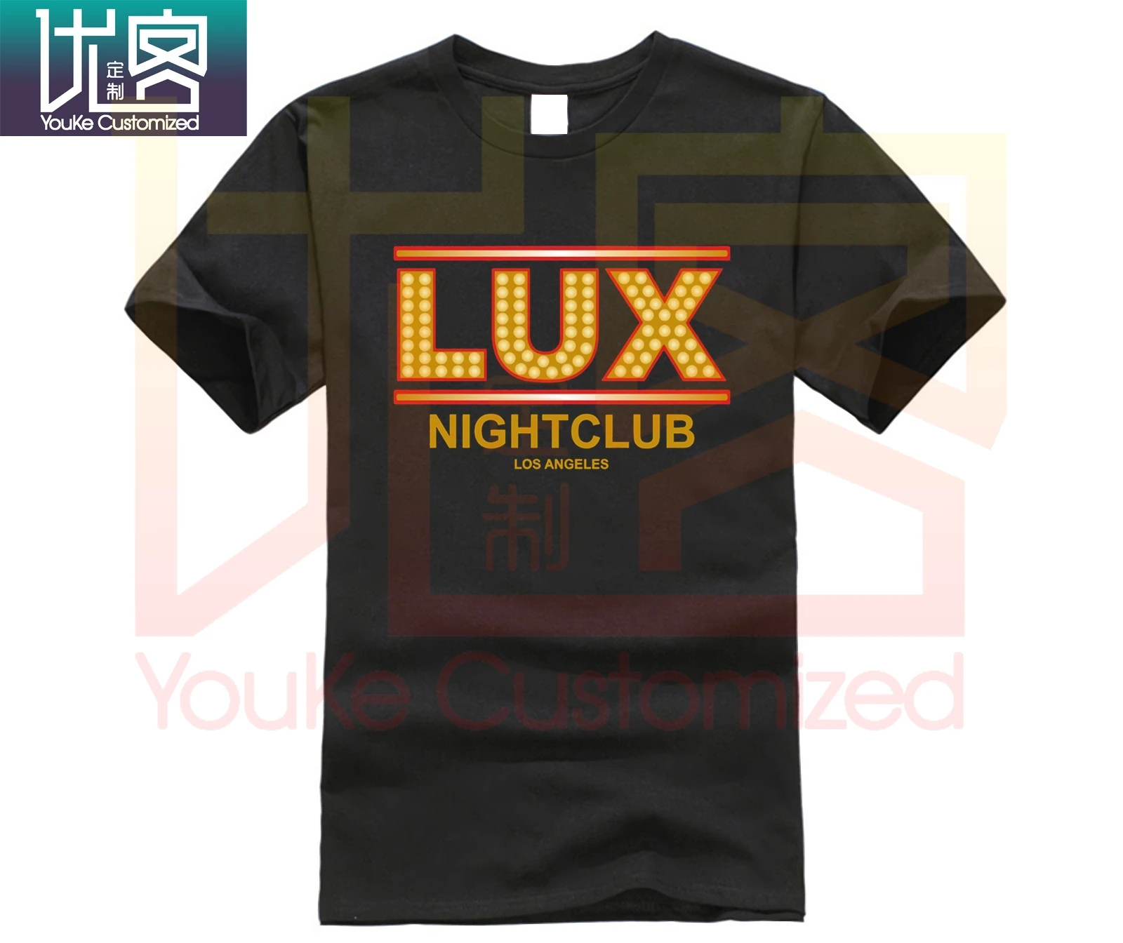 LUX ночной клуб футболка забавная пародия Люцифер Морнингстар Элла Лопез Декстер!