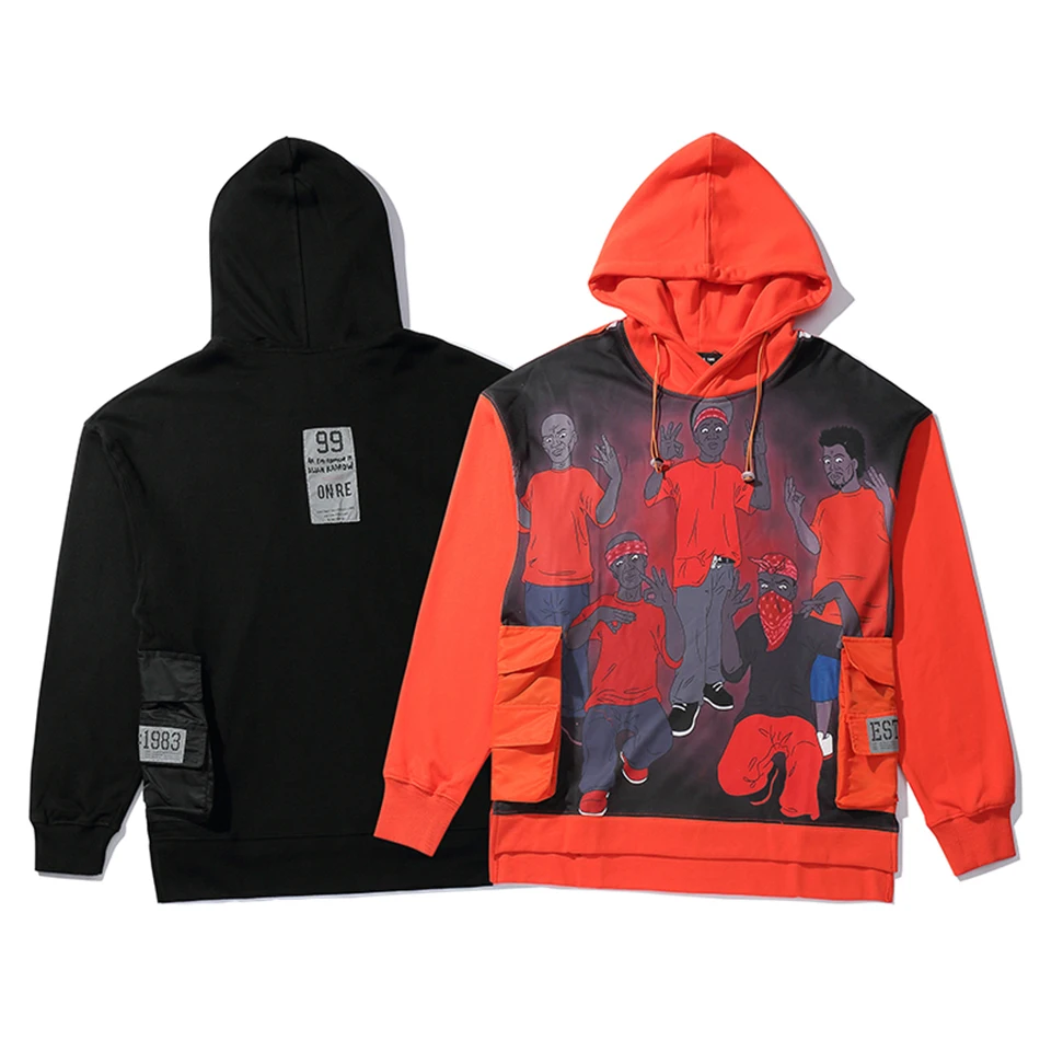 Новинка года; сезон осень; национальный свитшот для мужчин; Sudadera Hombre; принт с героями мультфильмов; толстовки с капюшоном; эластичная одежда; одежда для шерпы
