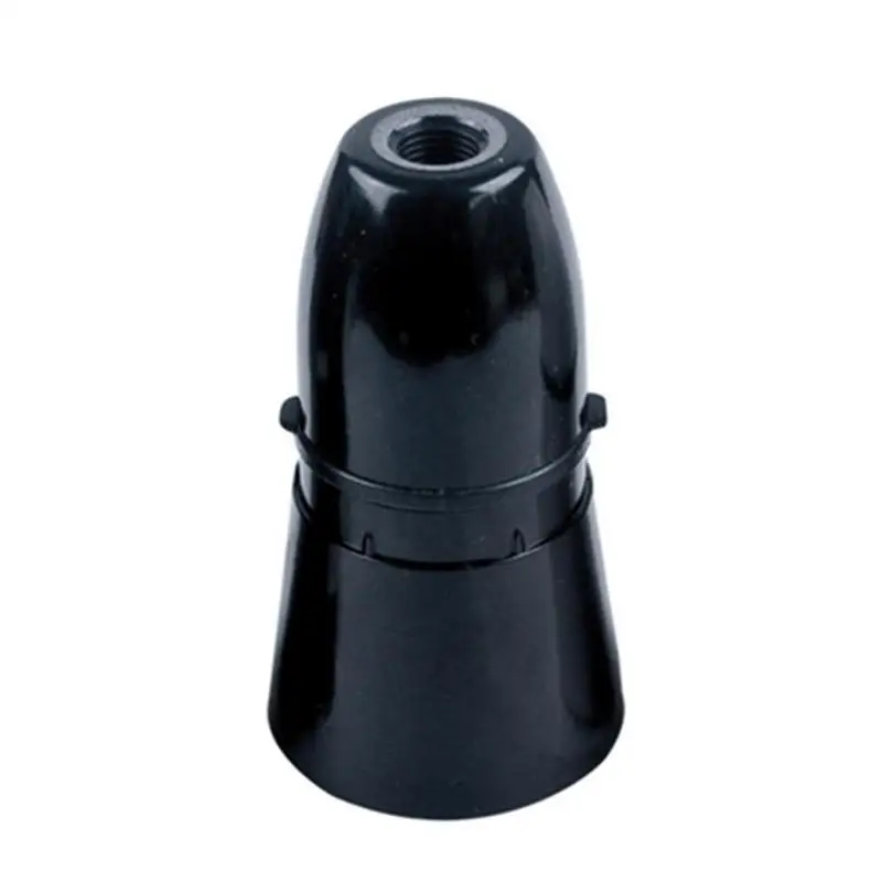 Black or White Plastic Lamp Holder with Switch BC Bayonet Light Bulb Holder 