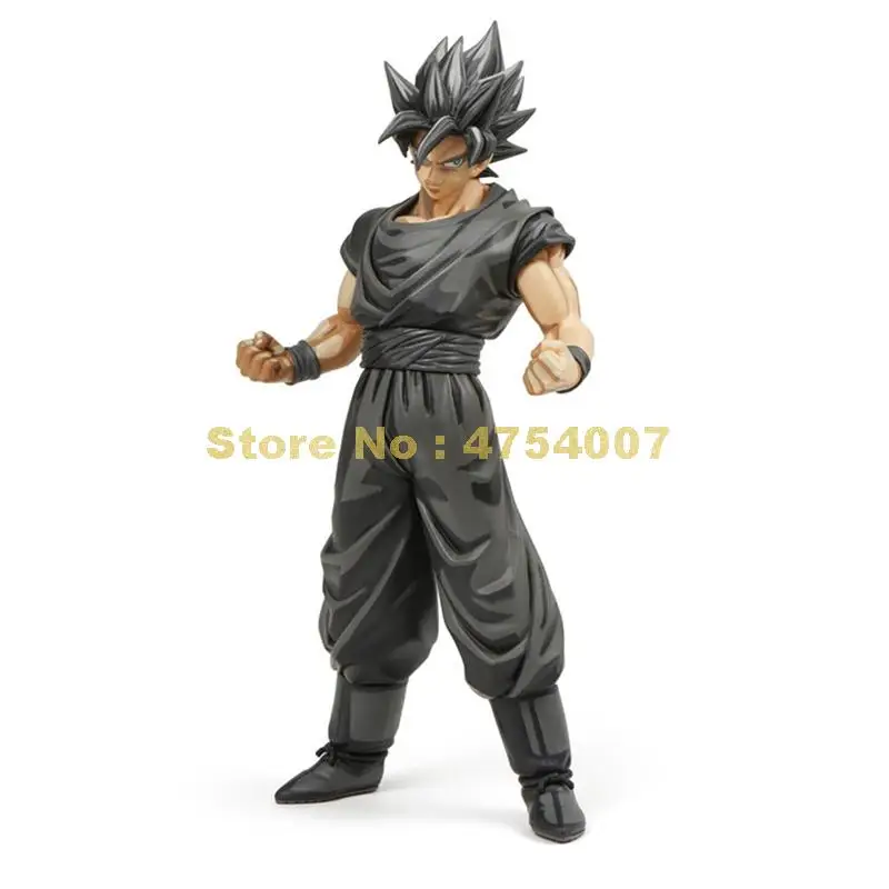 Аниме Dragon Ball; Dragonball z игрушечные фигурки из игры Dragon Ball dbz(“супер сайян, «Жемчуг дракона шоколадного цвета с изображением Сон Гоку из ПВХ, движущаяся фигурка, 27 см плюшевая игрушка