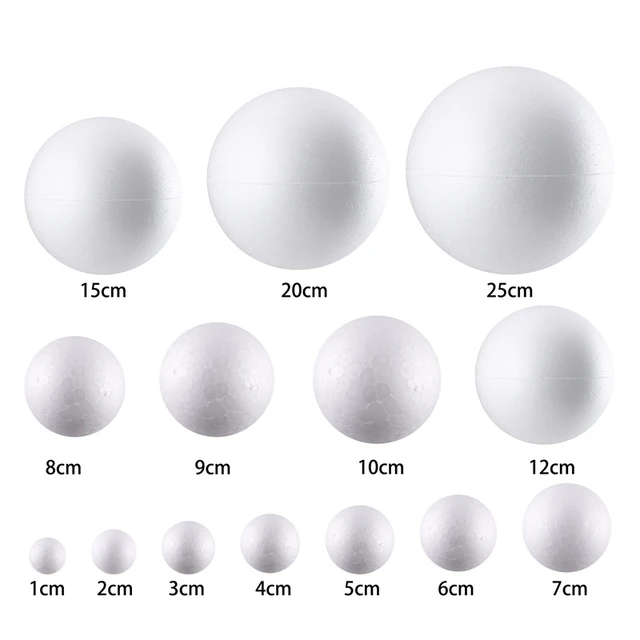 Foam Balls Half 5cm 10cm Small Foam Balls Small Balls Foam Craft