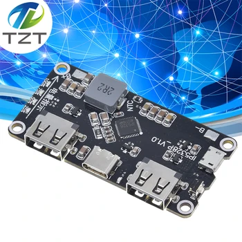 

IP5328P Dual USB 18650 Battery Charger treasure Tpye-c 3.7V to 5V 9V 12V Step up Fast Quick Charger Circuit Board QC2.0 QC3.0