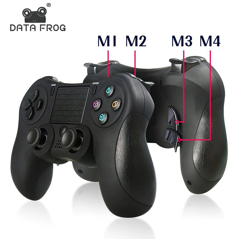 Беспроводной Bluetooth-контроллер DATA FROG игровой геймпад для консоли PS4 двойная