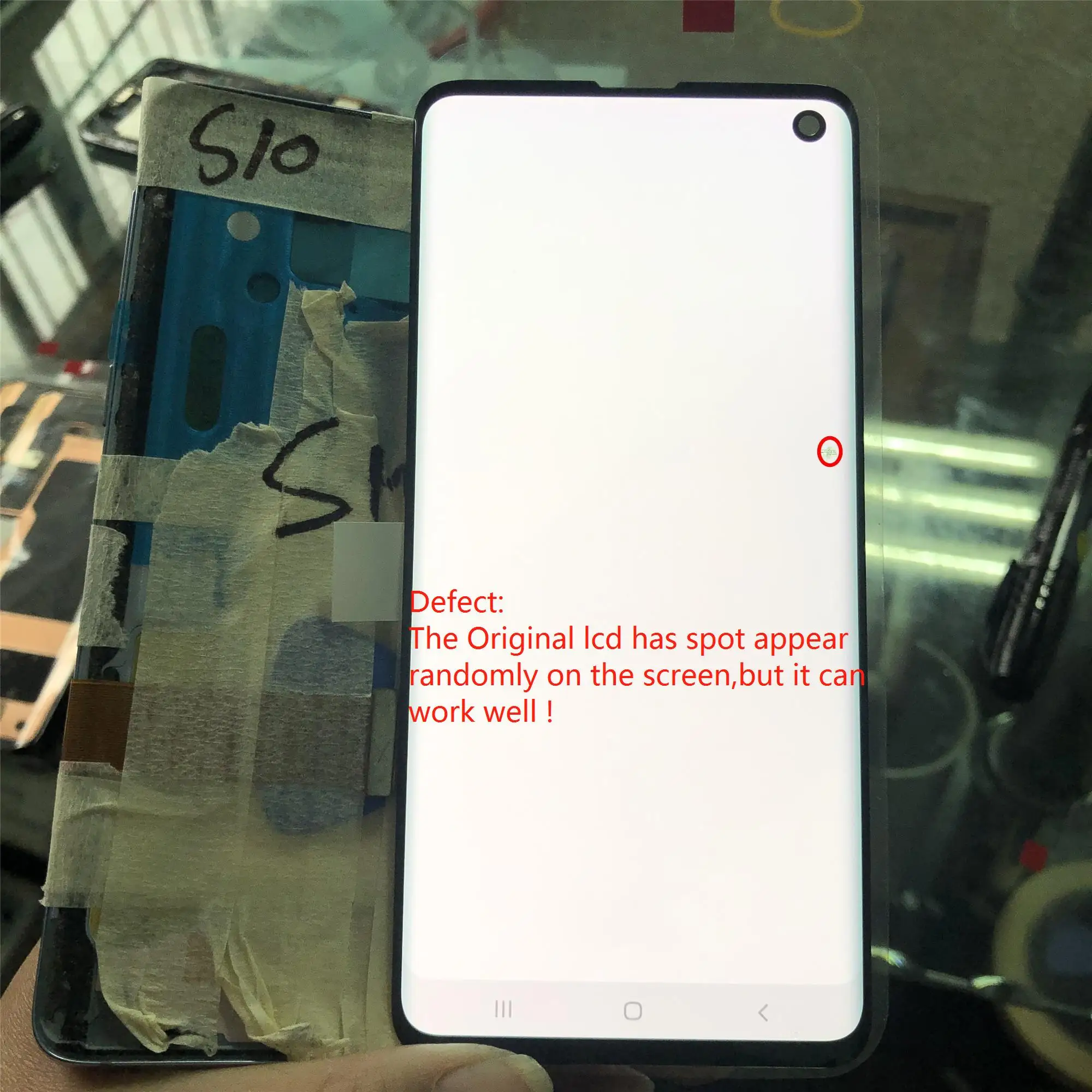 100% Оригинальный Super AMOLED ЖК дисплей для Samsung S10 SM G9730 G973F сенсорный экран дигитайзер