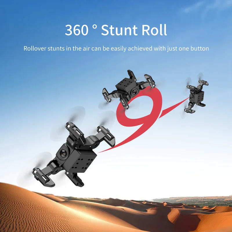 V2 RC Mini Drone 4K HD Camera RTF WIFI FPV Aerial Photography Altitude Hold Folding Quadcopter With VR Remote Control Helicopter