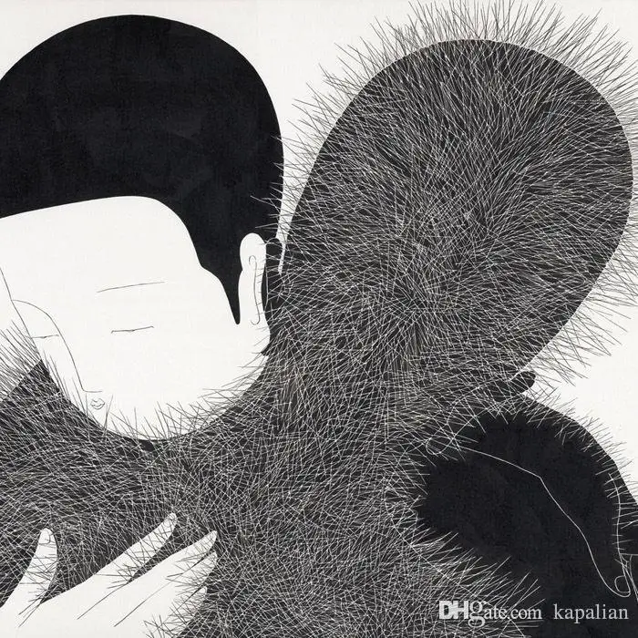 Плакат Daehyun Kim Moonassi Embraceable You Корея иллюстратор живопись художественная картина