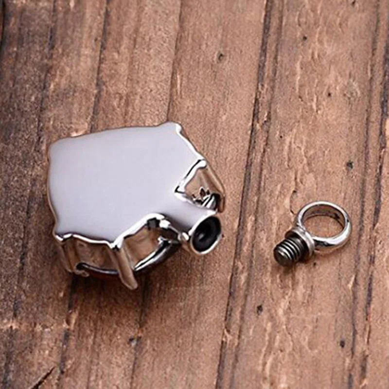 Always In My Heart Stainless Steel Locket Screw Love Heart Cremation Memorial Ashes Urn Pendant Necklace jewelry with Birthstone