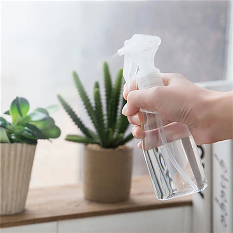 

Cleaning Spray Bottle Landscape Fine Empty Mist Spray Bottle Trigger Water Plastic Bottle Watering Cleaning Garden 200ml