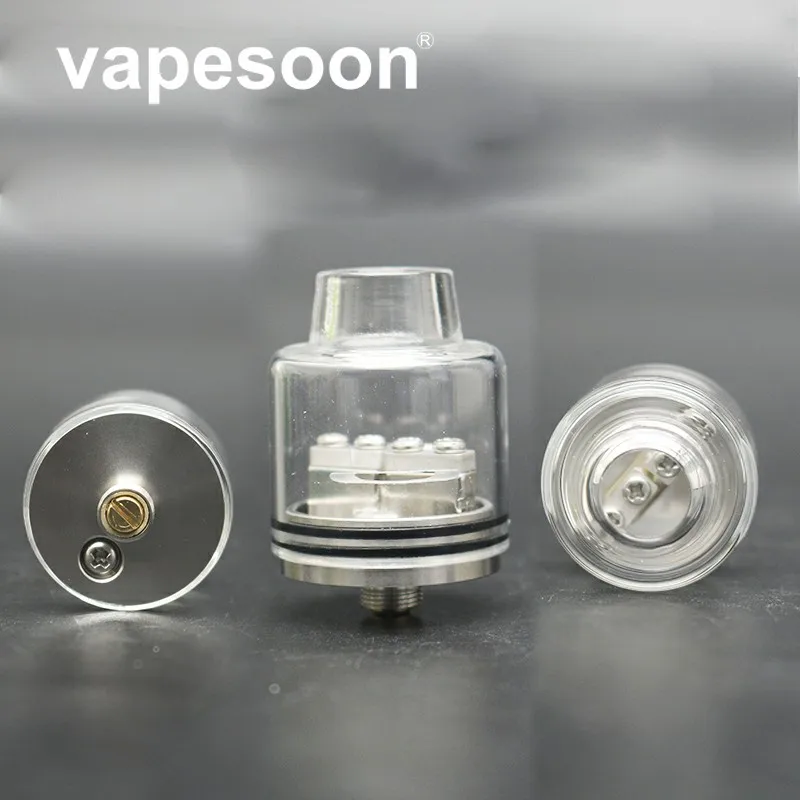 Новейший стеклянный материал goon 528 RDA атомайзер с BF PIN электронная сигарета бак