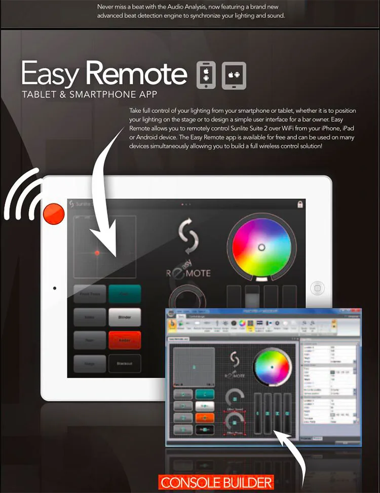 Daslight 4 DVC4 GZM Daslight виртуальный контроллер Mini USB DMX512 интерфейс консоль 1536 выходных каналов