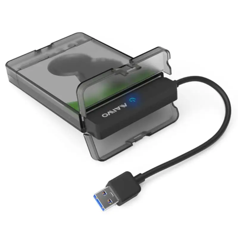 Чехол для 2 5 дюймового жесткого диска с последовательным интерфейсом USB на SATA