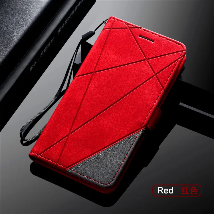 Luxury Magnetic Flip Leather Wallet Case with Holder Stand Cover