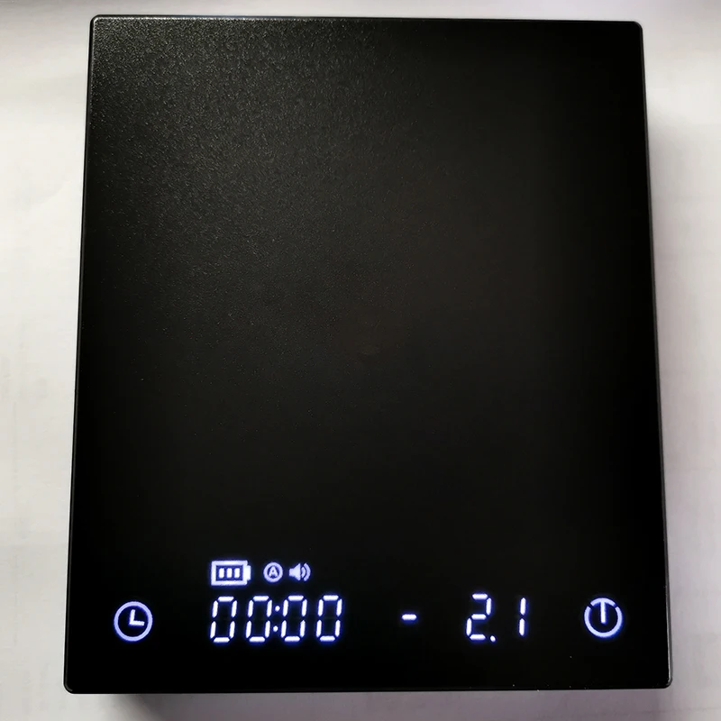 TIMEMORE B22 Black mirror BASIC electronic scale Espresso Pour over Rechargeable smart coffee scale Timing kitchen food scale