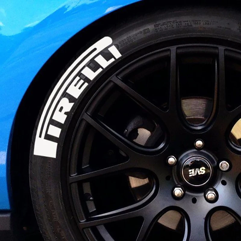 

Letters Tire Stickers Car Tuning Decals 3D Logo Universal Permanent Tire Letterings Kits Wheels Label DIY Styling