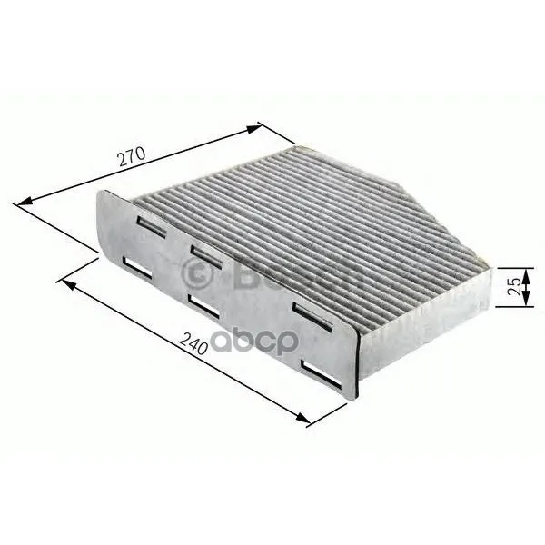 Фильтр Салона Volvo S60/S70/S80/V70/Xc90 2.0-2.5tdi 98- Bosch арт. 1987432064