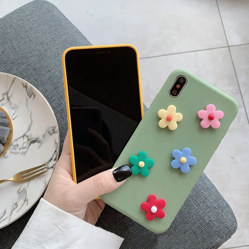 Чехол для телефона Samsung Galaxy A10 A20 A30 A40 A50 A70 A80 A90 A10S A20S A40S A50S M10 M20 M30 M30S 3D с цветочным