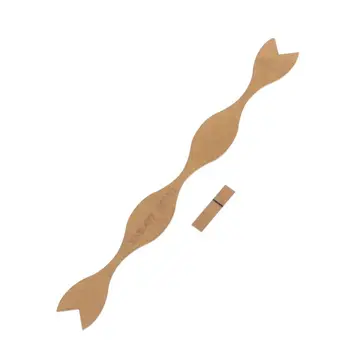 

Handmade Bowtie Leather Keychain Pendant Craft Acrylic Pattern Stencil Templates Q0KE