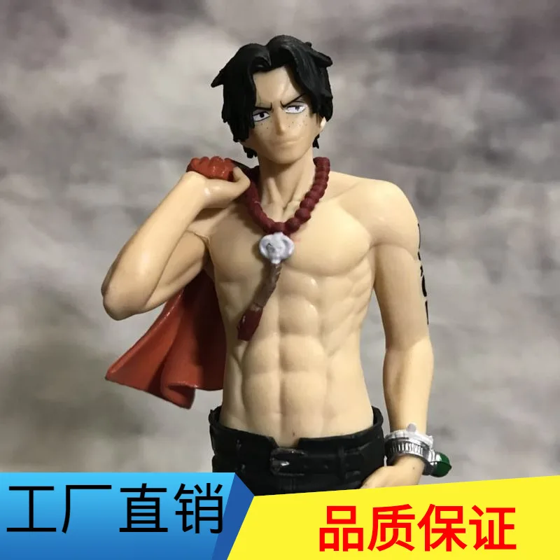 

Man pin Anime Garage Kit Capsule Toy Decoration HNA King Jeans Series Fire Fists Ace Cowboy