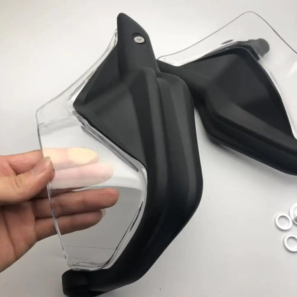 

Transparent Handguard Extension Hand Guard Windscreen For BMW R1200GS S1000XR R nineT F800GS K50 K51 Gushield Windshield Screen