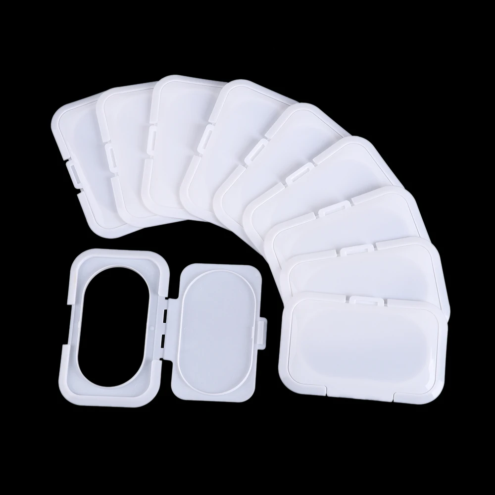 5pcs portable reusable baby wipes lid cover child wet tissues mobile box lid wet paper wipes useful baby wipes lid 2