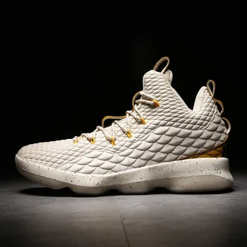 

High-top Basketball Shoes Men Women Unisex Cushioning 2019 New Sneakers Anti-skid Athletic Outdoor Male Sport Shoes Trainers