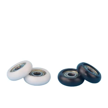 

1pcs 5x21.5x7mm 625ZZ bearing delrin POM coated Roller R4.5mm round type pulley wheel for 2020 track guide wheel rolling pulley
