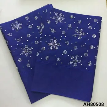

Big Sale Fashion New High Quality Aso oke African headtie gele Wrapper With Dubai Stones 2019 latest atiku fabric for party