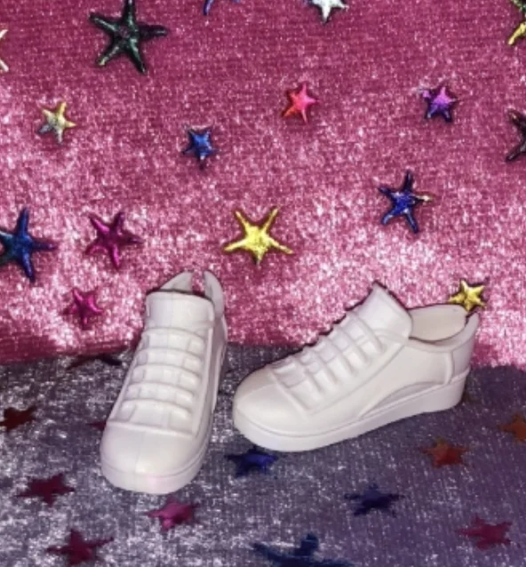 Игрушечная кукольная обувь разноцветные босоножки на высоком каблуке