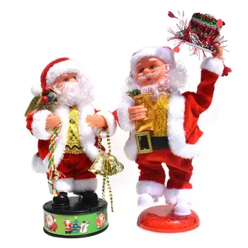 

Electric Christmas Decorations Inverted Street Dance Santa Claus Music Christmas Ornaments Kids Toys Santa Perfect Musical