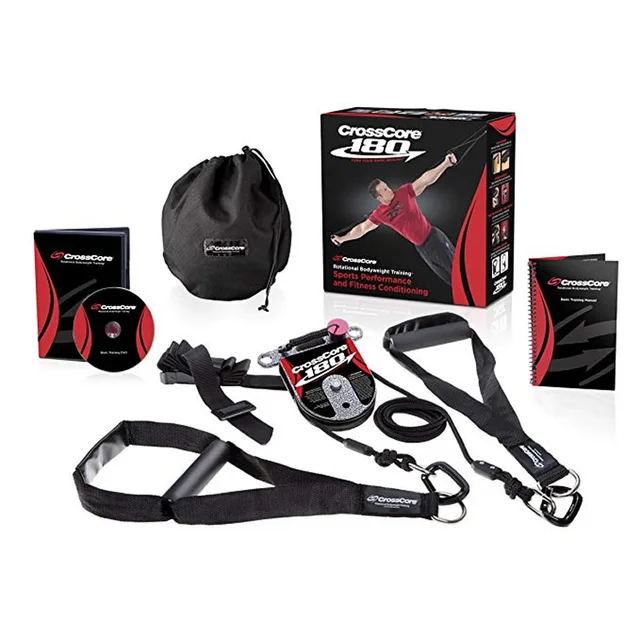 Rotational Pulley Resistance Bands Home Training SPORTSORION