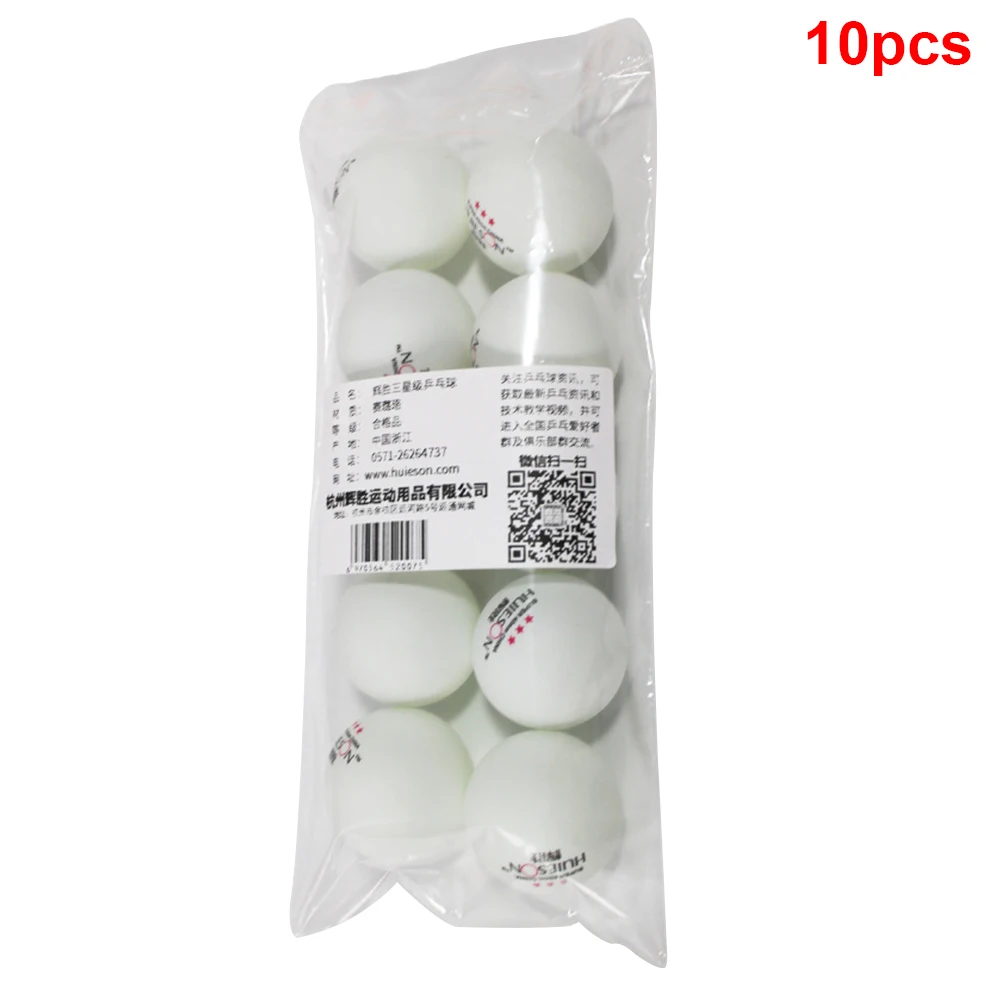 

10pcs Competition Training High Elastic Table Tennis Balls Amateur 3 Star Club Professional Sports -pong 40mm Diameter Gym