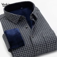 Большой размер XXL-10XL модная новая стильная мужская зимняя теплая клетчатая рубашка Зимняя Толстая мягкая деловая Повседневная рубашка с длинными рукавами