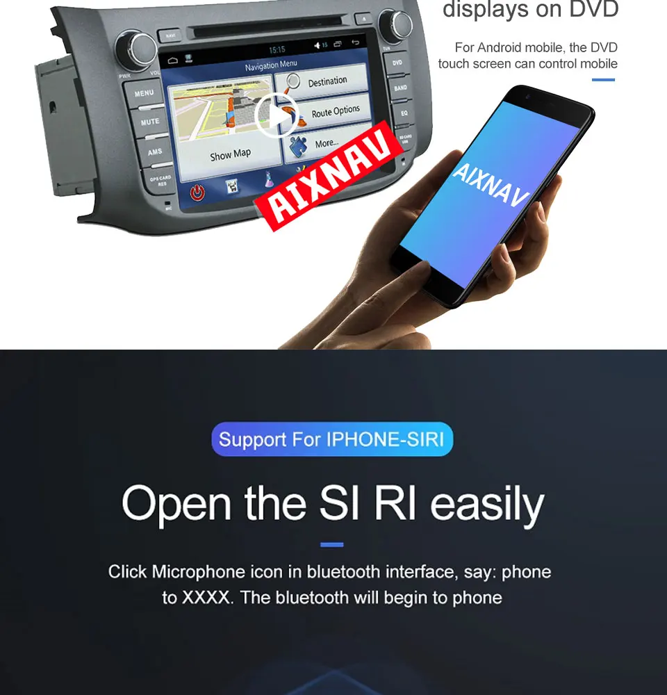 Discount GPS Navigator Car DVD Player Car Stereo with Display Auto Radio Bluetooth Car Multimedia Player for Nissan Sylphy 2012-2015 3