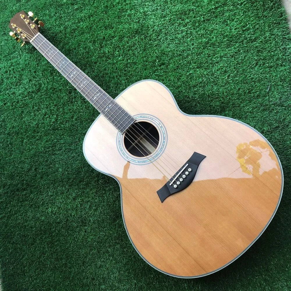 4" Кедровый Топ Chaylor 812c Акустическая гитара Tayl 814c Акустическая Электрогитара круглый корпус 814ce Классическая электрическая акустическая