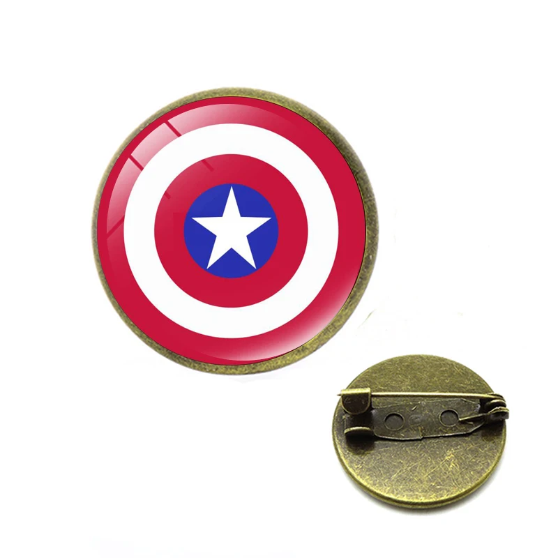 

Avengers Endgame Superhero Captain American Marvel Thanos Infinity Gauntle Pin Brooches Badge Spiderman Batman Cosplay Jewelry