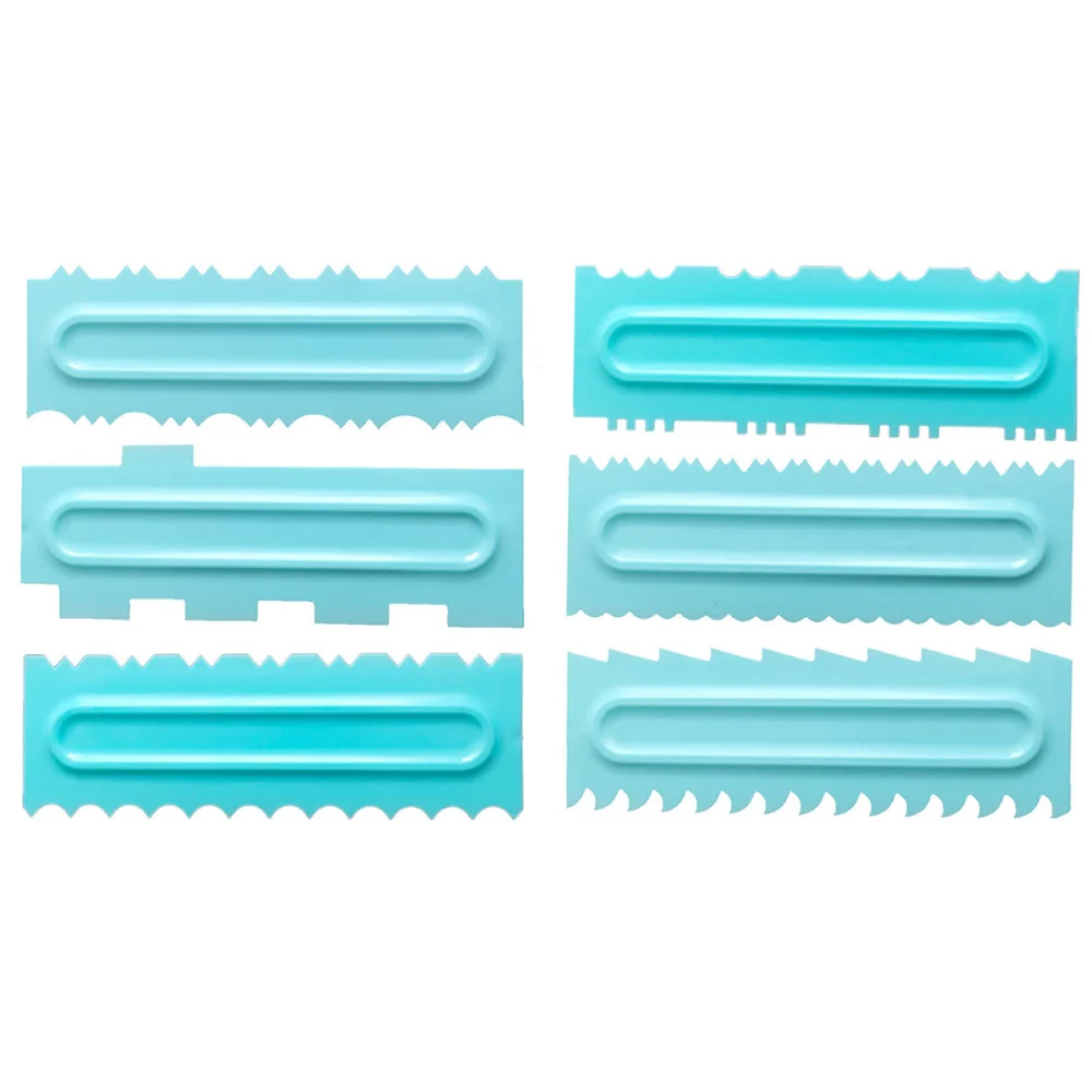 Cake Scraper Creative Double Edges Practical Cream Mousse Comb for Bakery