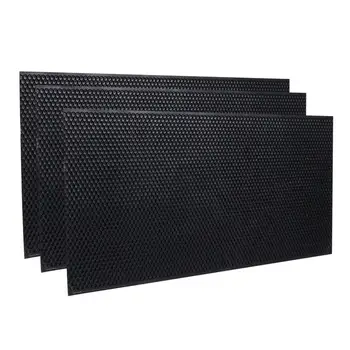 

10 Pcs Beekeeping Tools Bees Black Hive Base Bee Plastic Sheets Mesh Deep Foundation for Farm Outdoor Craft (Black)