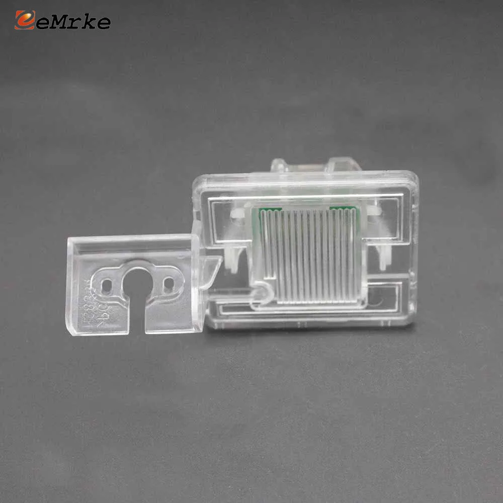 

EEMRKE Car Rearview Camera Bracket Mount Led License Plate Light Housing for Benz C S205 Wagon SLC R172 GLC X253 GLK X204 V W448