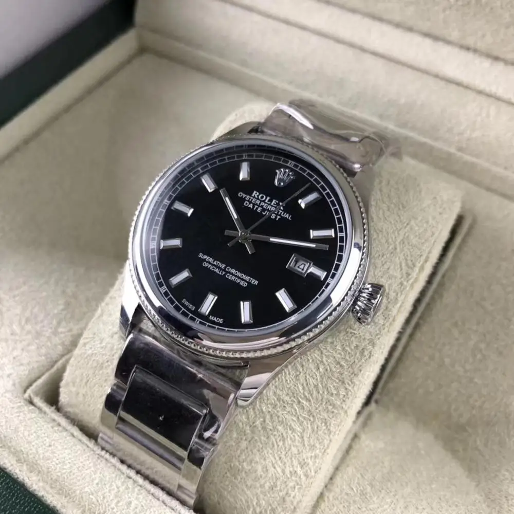 

2020 hot Selling Rolex- Datejust- Deluxe Steel Band Men's Watch Fashion Casual Ladies Quartz Watch Gifts AAA 8