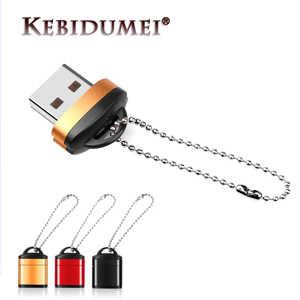 Мини USB кардридер Kebidumei высокоскоростной 2 0 Micro SD TF мобильный телефон для ПК
