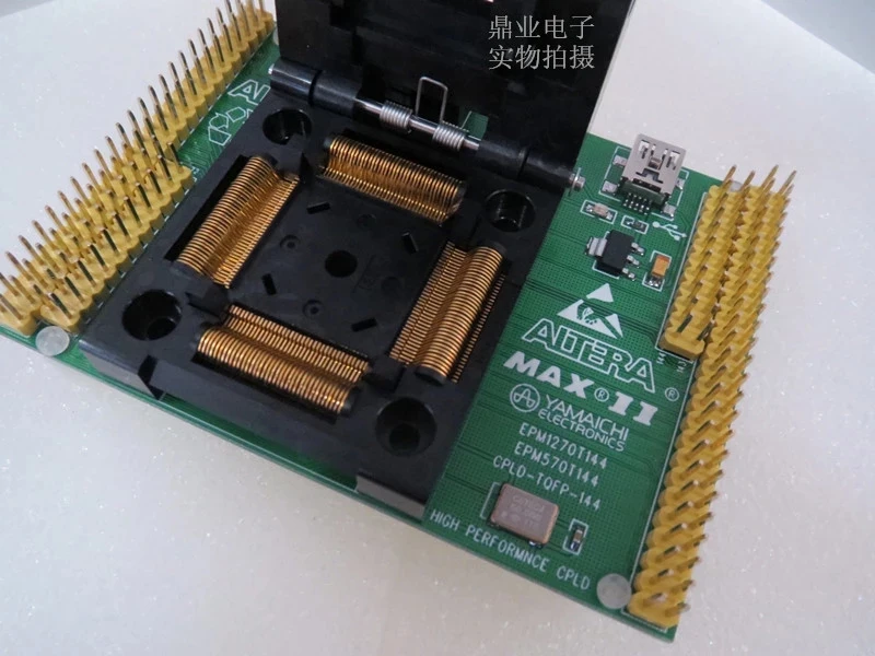 US $129.60 Original Altera IC Test Seat EPM270T144 EPM570T144 Burning Programm LQF144 Socket Adapte