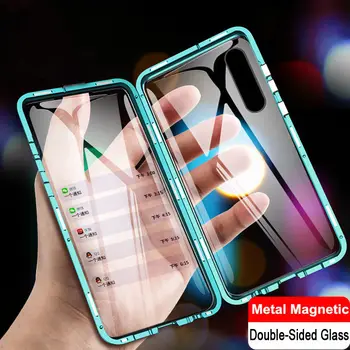 

Magnetic Adsorption Case for OPPO Realme X2 Pro XT 3 Reno Ace 2 Z Double Sided Tempered Glass Full Protect Case Realme XT 3 Pro