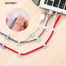 18 шт. самоклеющиеся провода держатель для хранения кабель Органайзер консилер управление для автомобиля офиса и дома Кабельные Зажимы провода зажимы стены