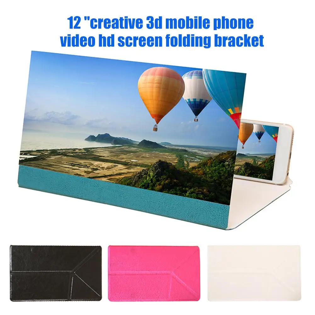 3D HD складной телефон планшет увеличитель экрана усилитель кронштейн для столешницы держатель