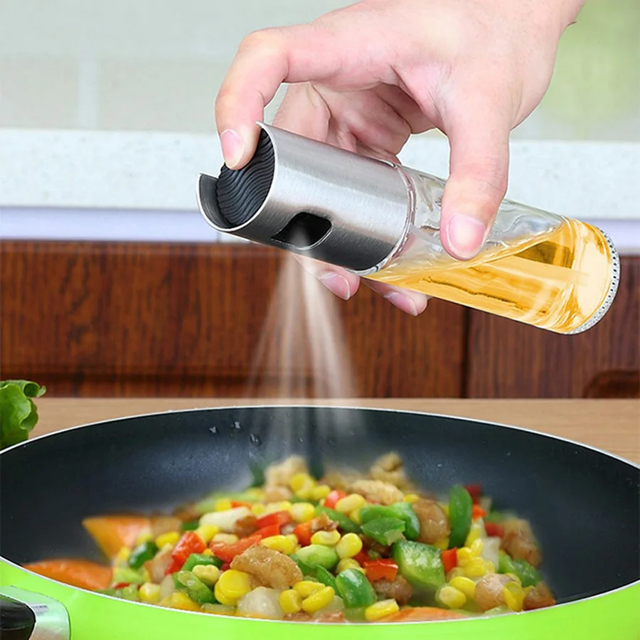 Кухонный спрей для масла, пустая бутылка для выпечки оливкового масла, бутылка для уксуса, диспенсер для масла, водяной насос для приготовления пищи, опрыскиватель для барбекю