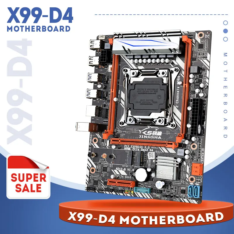 Материнская плата X99 D4 LGA 2011 V3/V4 M ATX Desktop E5 V3 CPU DDR4 RAM поддерживает материнскую плату