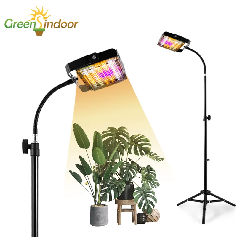 Indoor Grow Light With Stand 800W Phytolamp For Plants 3500K 5500K Phyto Lamp For Plant Home Full Spectrum Growing Light Tripod