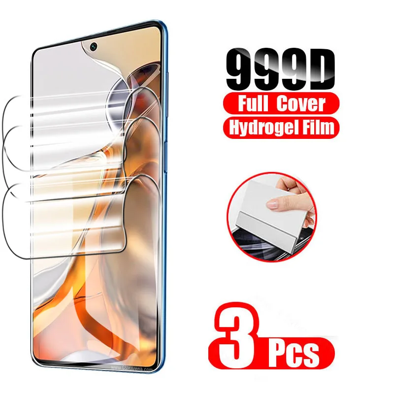 Hydrogel Film For Xiaomi 11T Pro Camera Tempered Glass Xaomi Xiomi Mi 11 T Mi11T 11TPro T11 Screen Protector Cover Protective mobile phone cases with card holder Cases & Covers