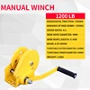 1200lb Hand crank two-way self-locking manual winch household small portable traction hoist with brake manual winch ► Photo 1/6